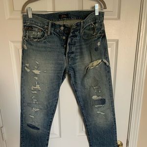 Ralph Lauren Destroyed and Reworked Jeans